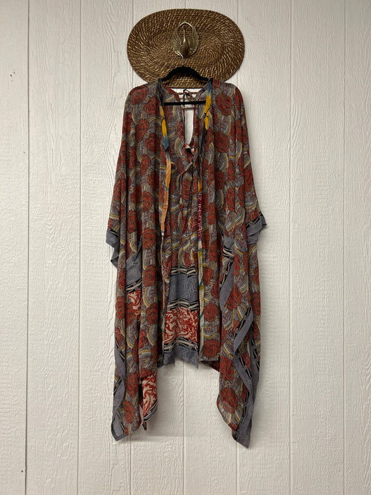 Crepe Sari Orchid Kimono 0626 149