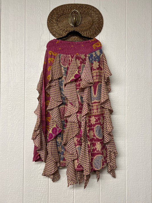 Pareo Kantha Willow Maxi Skirt 0826 167