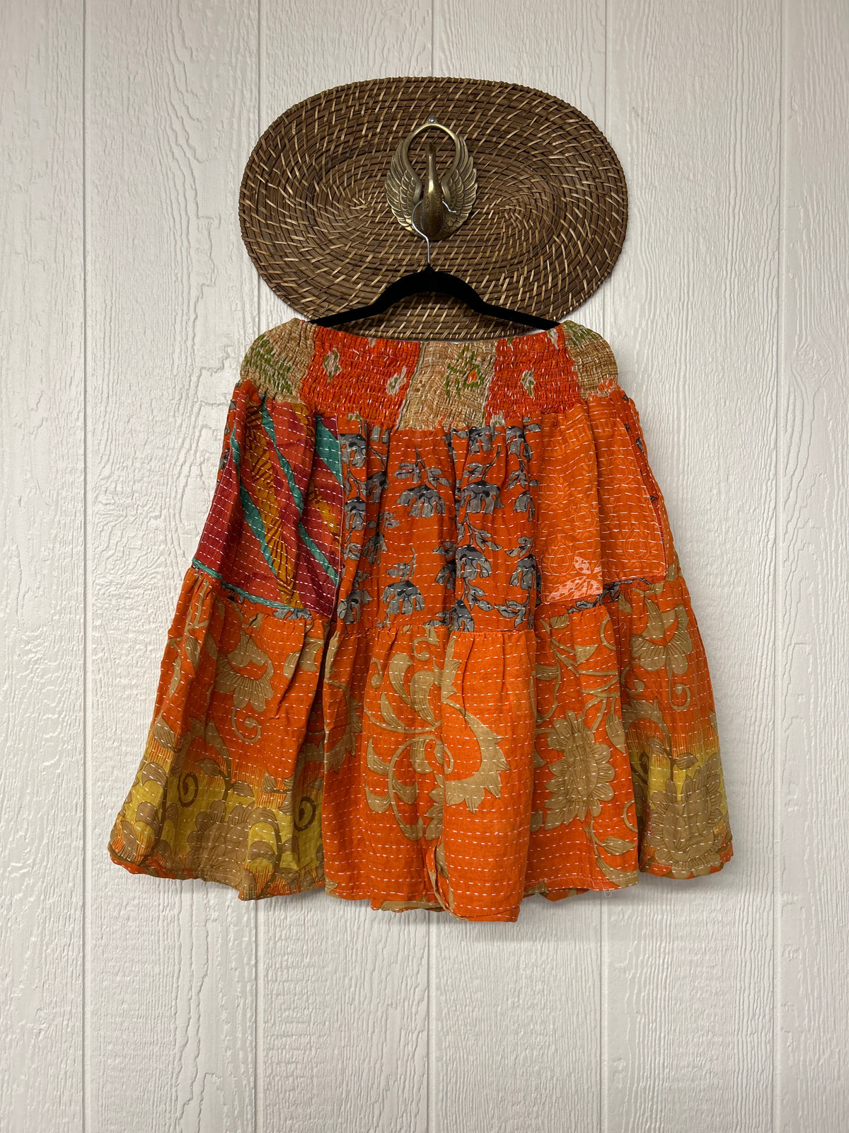 Pareo Kantha Meadow Skirt 0826 080
