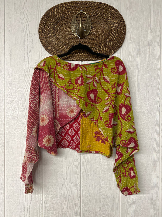 RETAIL Pareo Kantha In Bloom Cropped Pullover 0326 233
