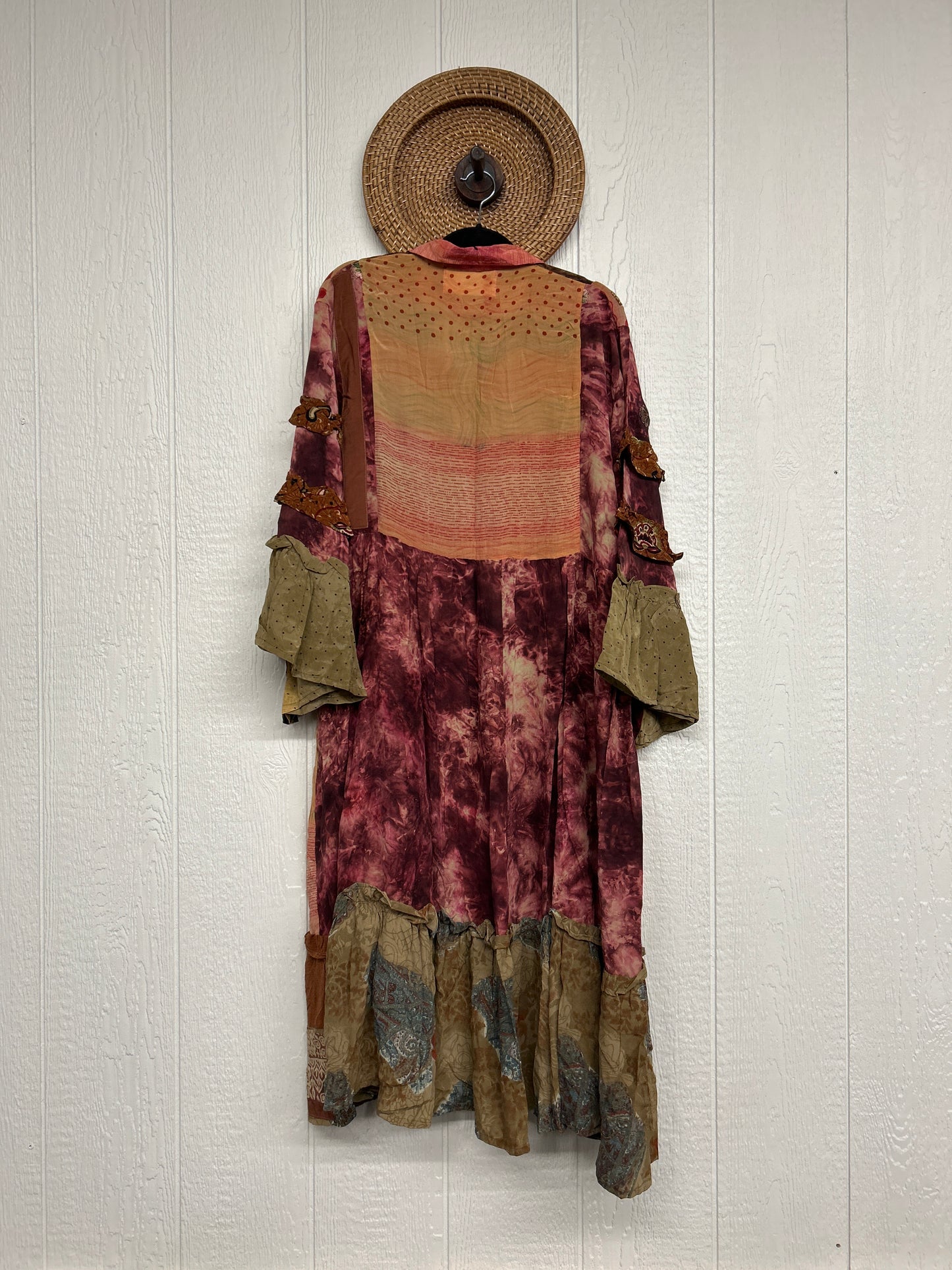 Crepe Sari Rhiannon Duster Dress 0226 186