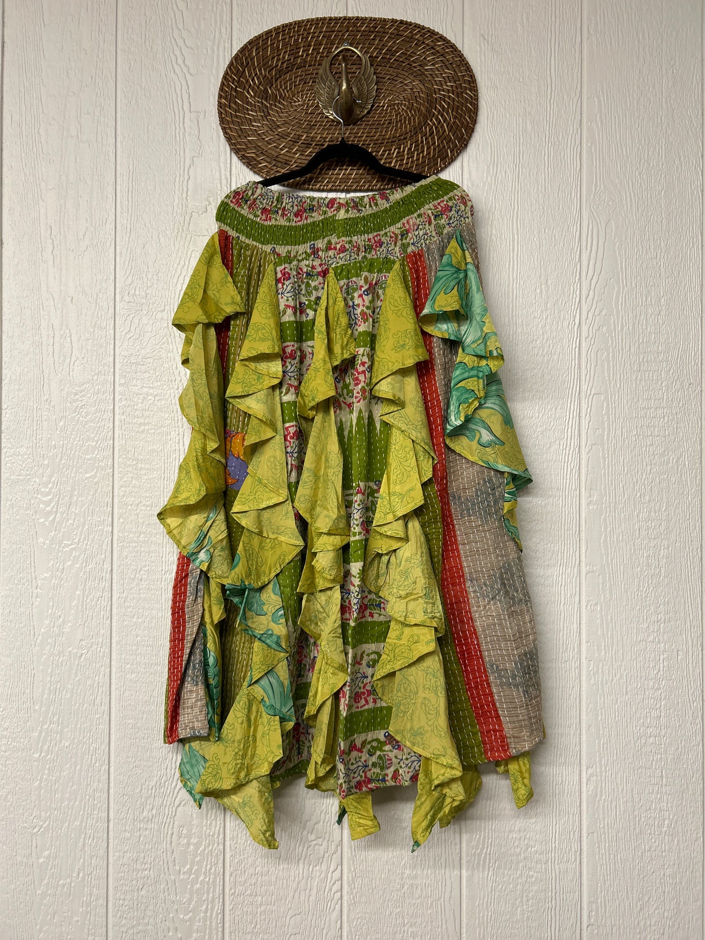 Pareo Kantha Willow Maxi Skirt 0826 130
