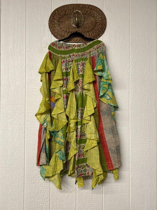 Pareo Kantha Willow Maxi Skirt 0826 130