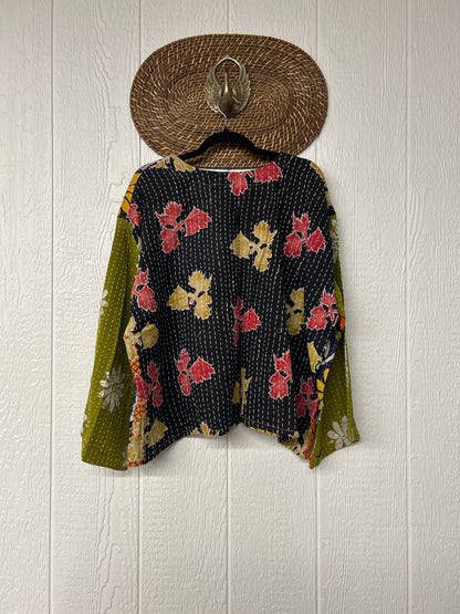 Pareo Kantha Wanderer Pocket Crop Top 0226 231