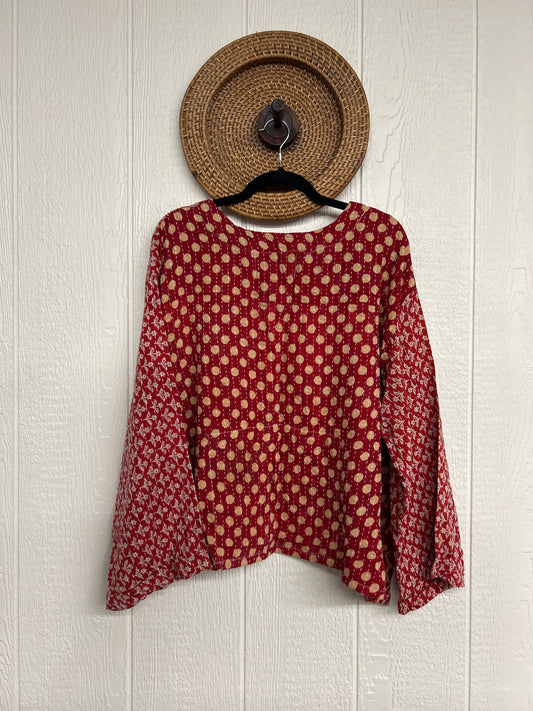 Pareo Kantha Wanderer Pocket Crop Top 0226 051