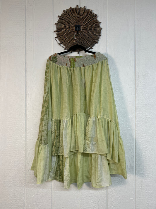 Crepe Sari Dahlia Skirt 1026 213