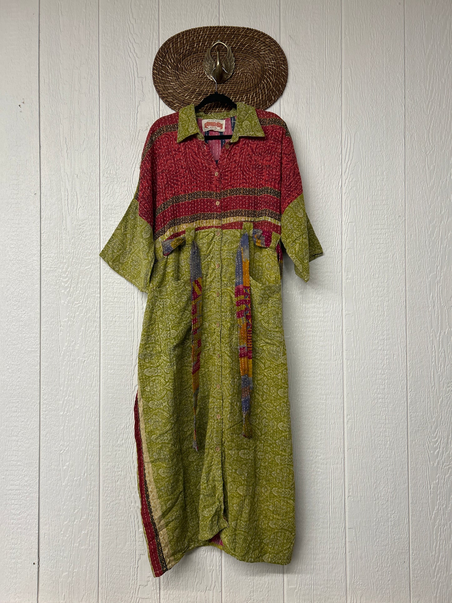 Pareo Kantha Gravity Duster Dress 0226 029