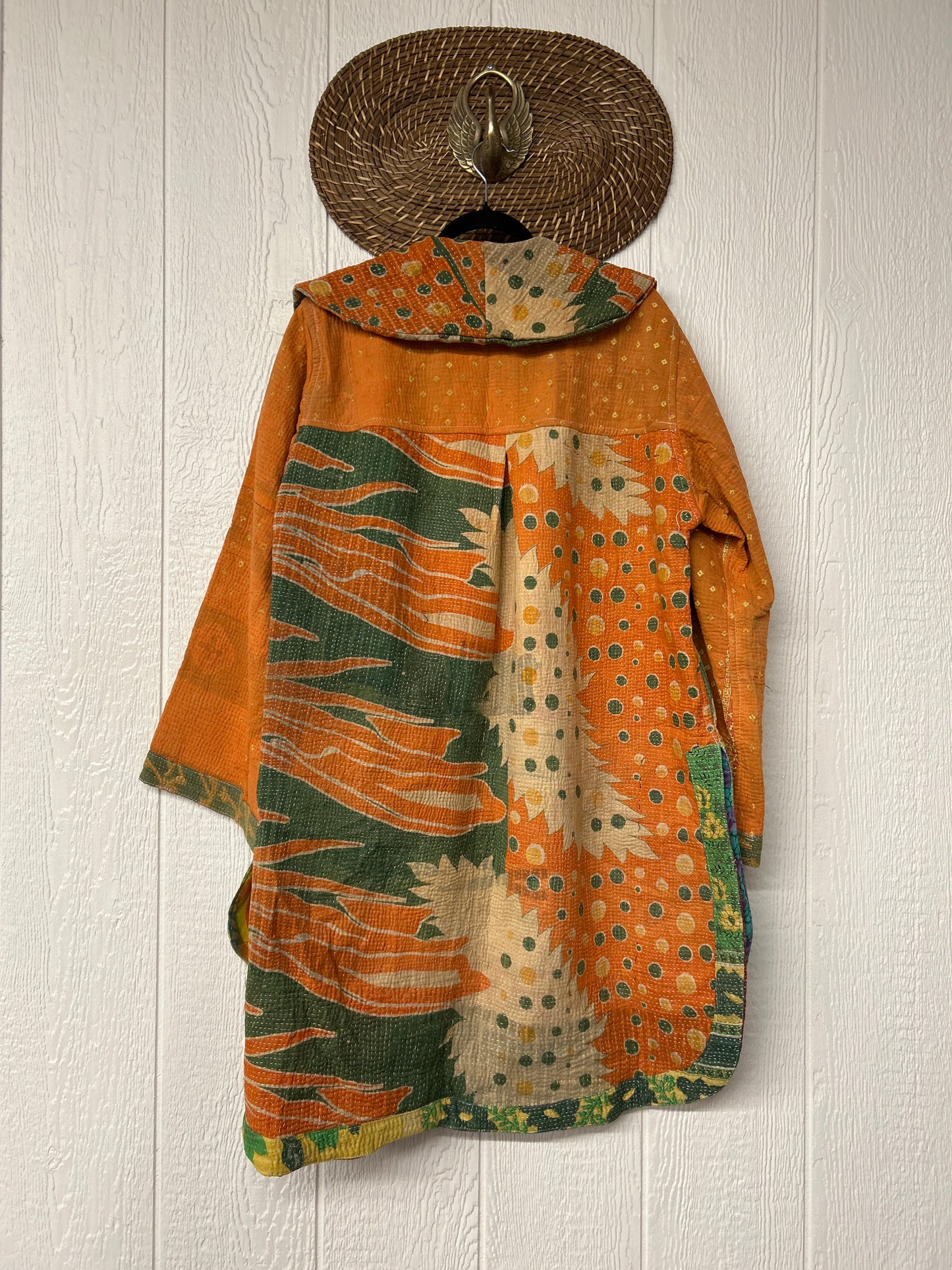 Fine Kantha Drifter Coat 1125 076