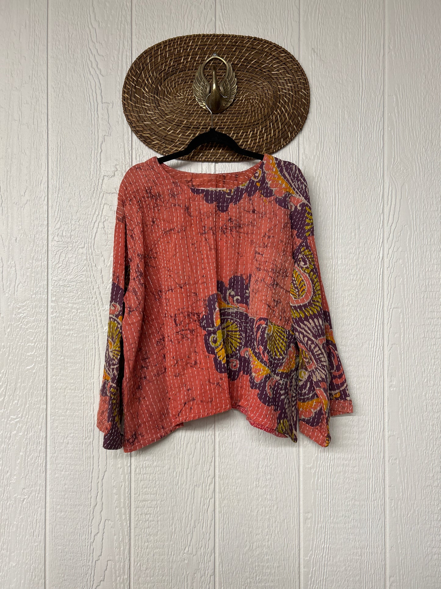 Pareo Kantha Wanderer Pocket Crop Top 0226 118