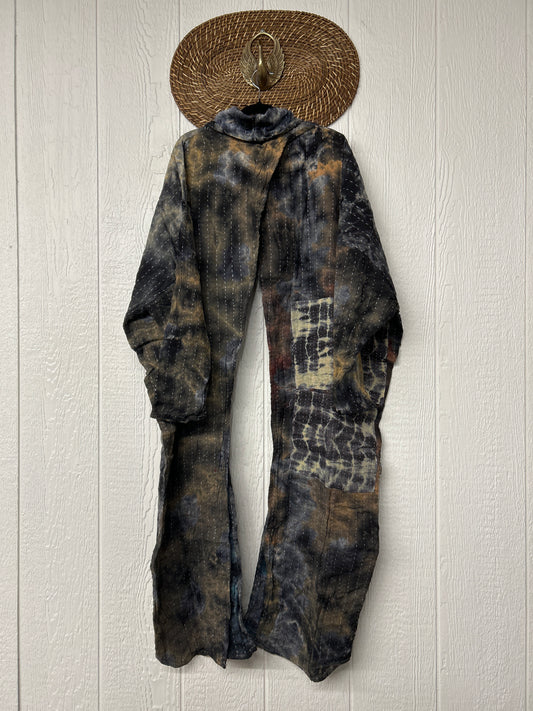 Aura Edit Koverlet Cowl Split Pullover 1026 006