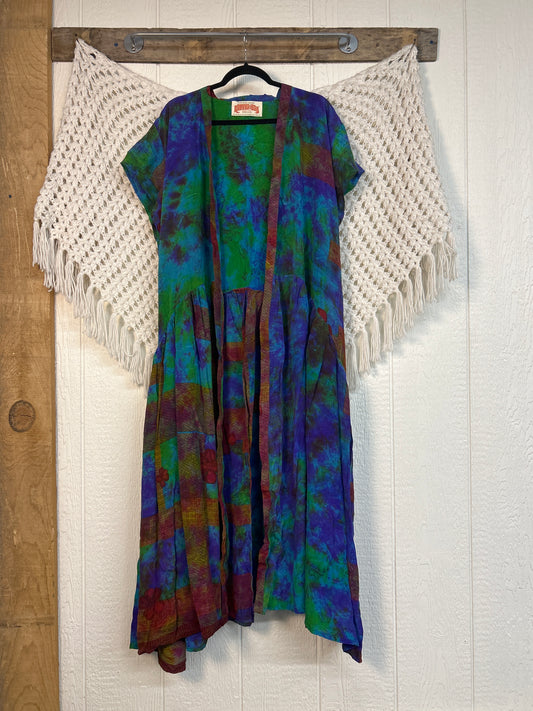 Crepe Sari Summer Evermore Kimono 0726 198