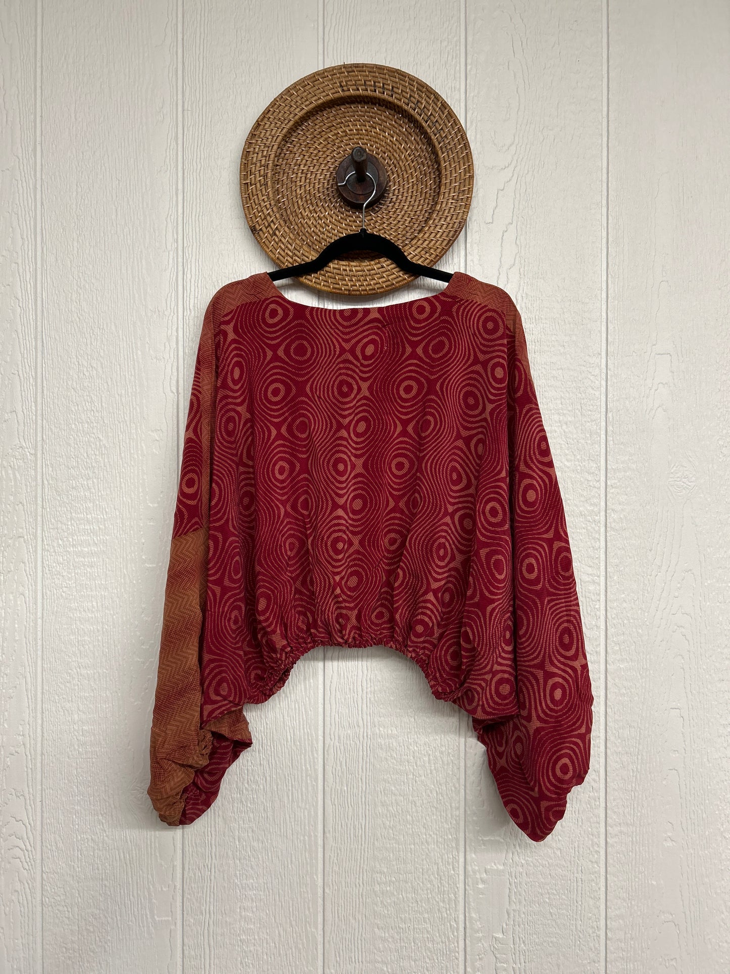 Crepe Sari Luna Crop Top 0126 100