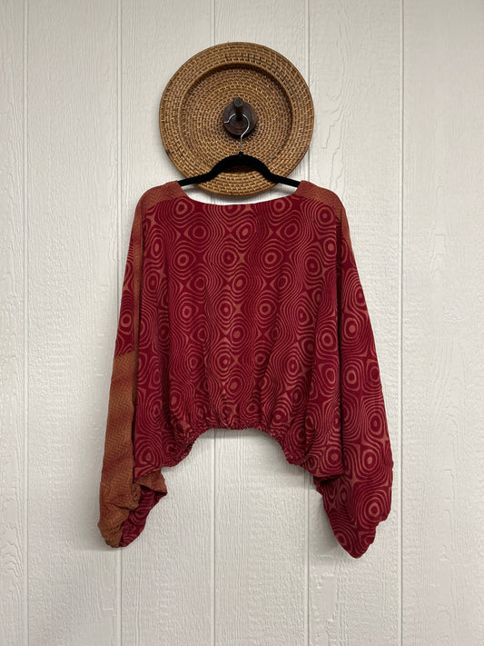 Crepe Sari Luna Crop Top 0126 100