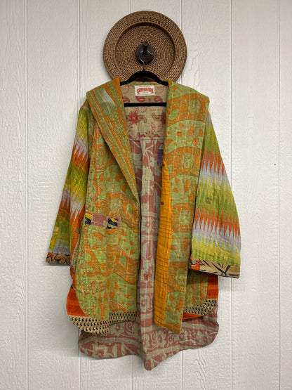 Fine Kantha Drifter Coat 1026 055