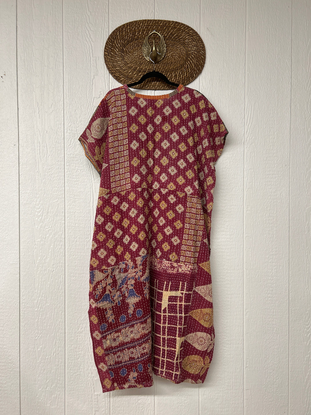 Kantha Surrender Hi Lo Poncho 1224 007