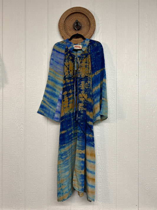 Crepe Sari Woodstock Duster Dress 0226 230