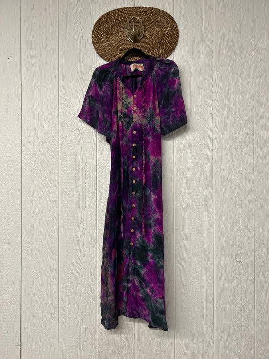 Crepe Sari Summer Woodstock Duster 0626 211