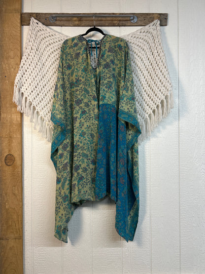 Crepe Sari Orchid Kimono 0626 219