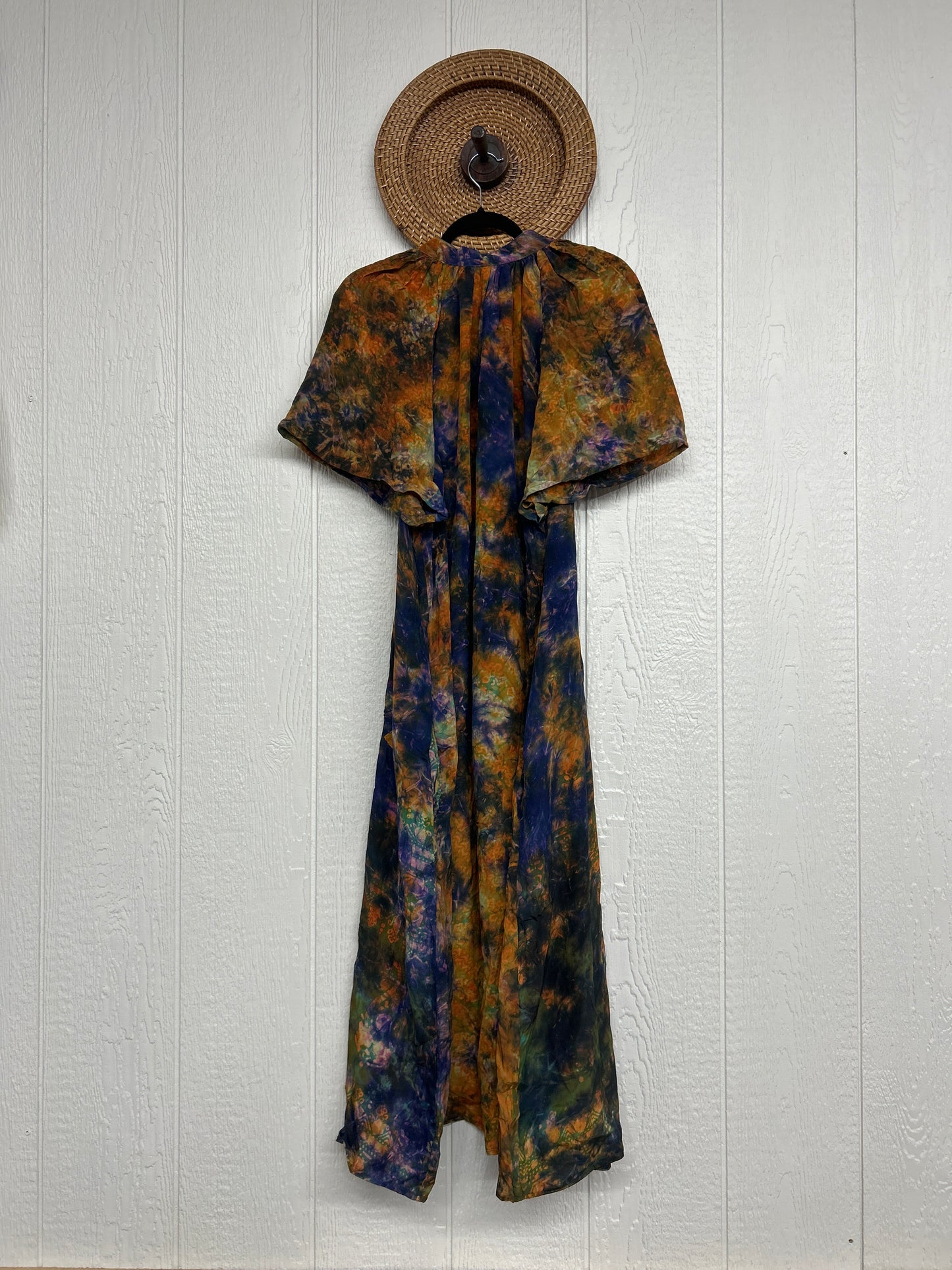 Crepe Sari Summer Woodstock Duster 0626 116