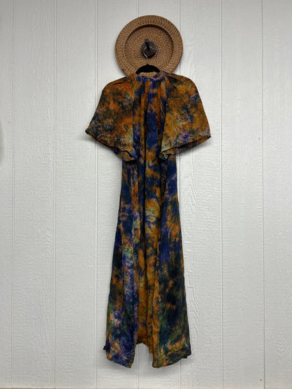 Crepe Sari Summer Woodstock Duster 0626 116