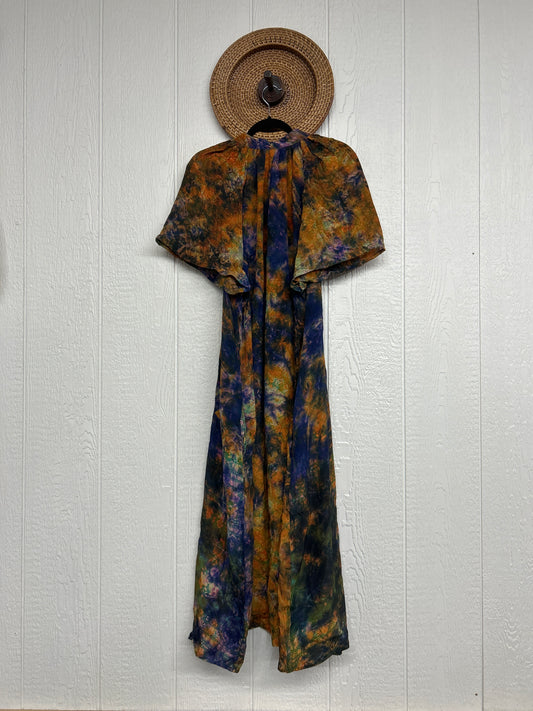 Crepe Sari Summer Woodstock Duster 0626 116