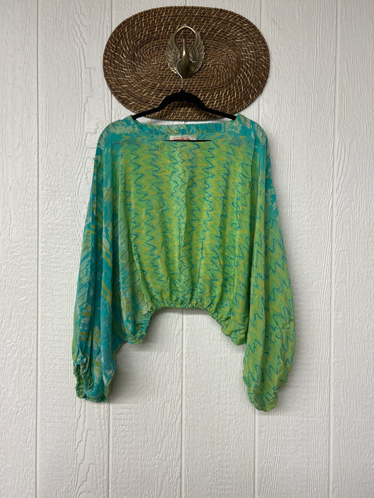 Crepe Sari Luna Crop Top 0126 210