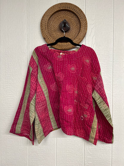 Pareo Kantha Wanderer Pocket Crop Top 0226 082