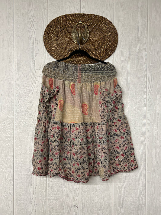 Pareo Kantha Meadow Skirt 0826 012