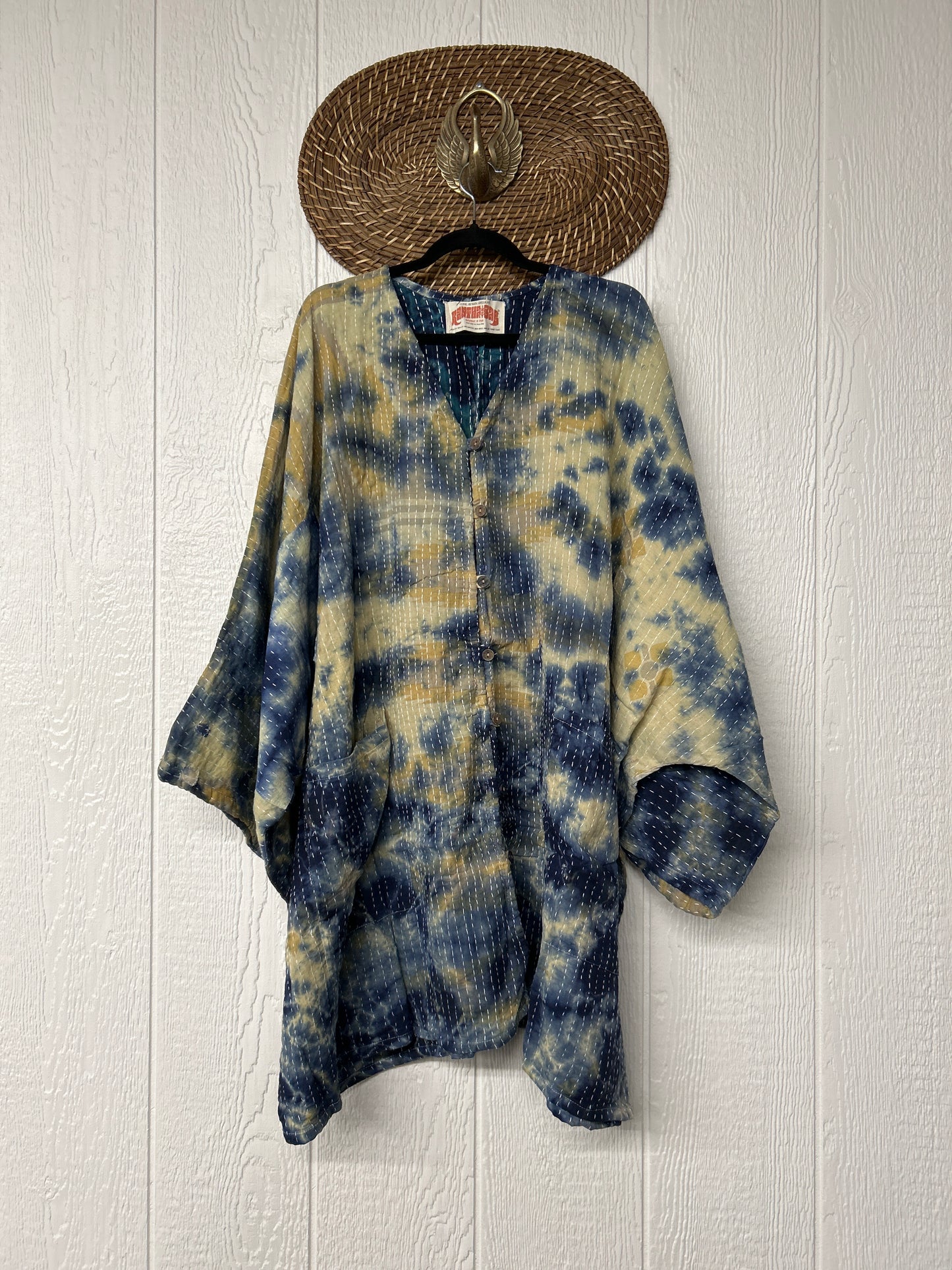 Pareo Kantha Gaia Button-Down Kimono 0526 007