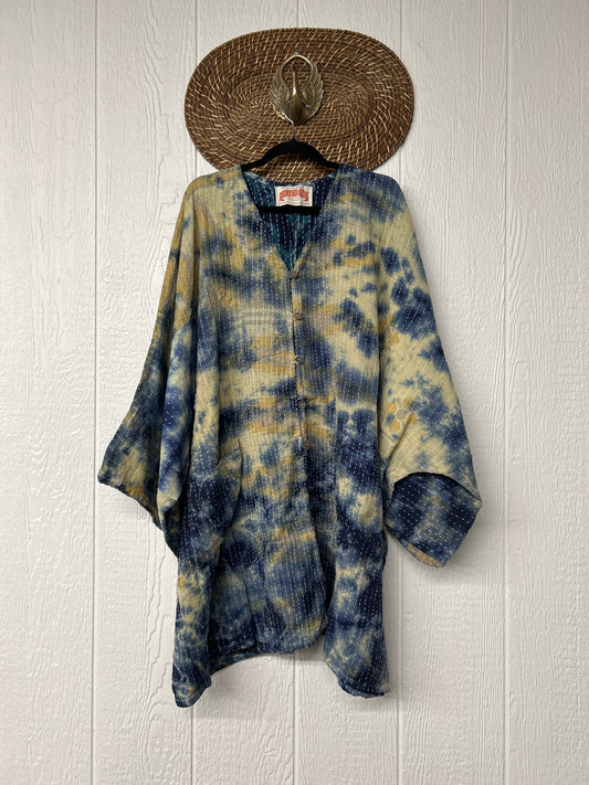 Pareo Kantha Gaia Button-Down Kimono 0526 007