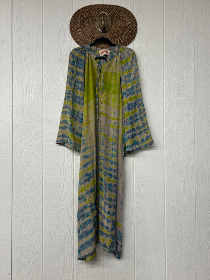 Crepe Sari Woodstock Duster Dress 0226 112