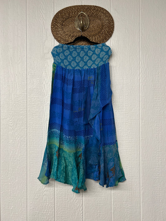 Crepe Sari Inner Peace Wrap Skirt 0626 237