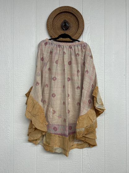 Pareo Kantha Wild Rose Skirt 0426 147