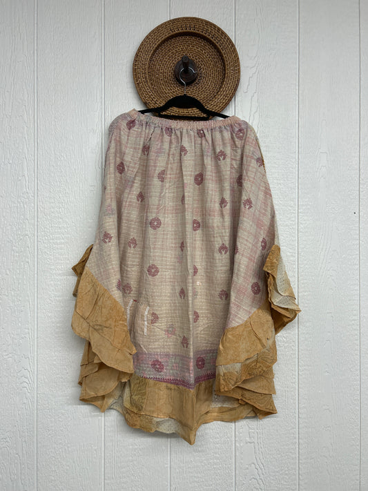 Pareo Kantha Wild Rose Skirt 0426 147