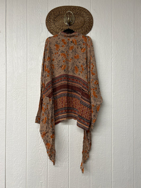 Crepe Sari Nirvana Button Down 1125 047