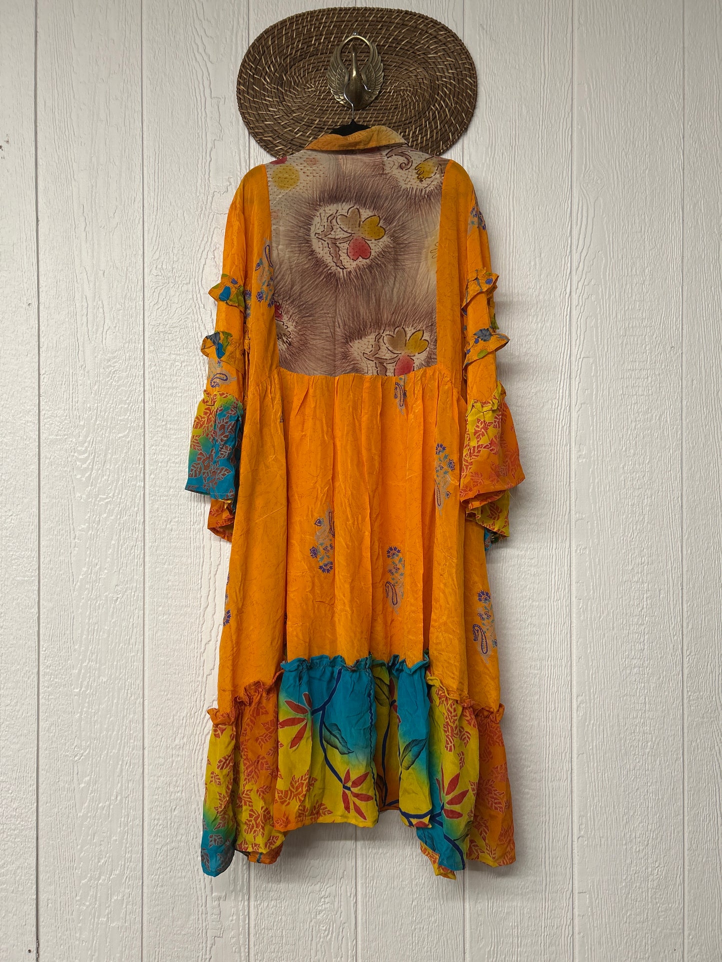 Crepe Sari Rhiannon Duster Dress 0226 076