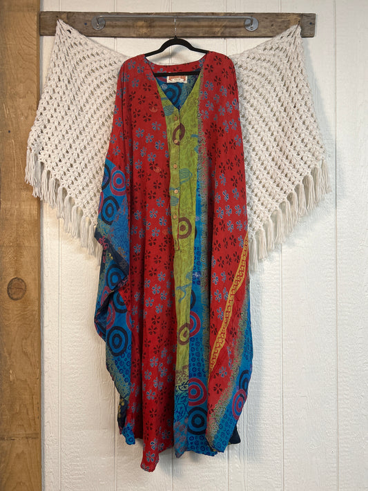 Crepe Sari Bowie Muu Dress 0826 008