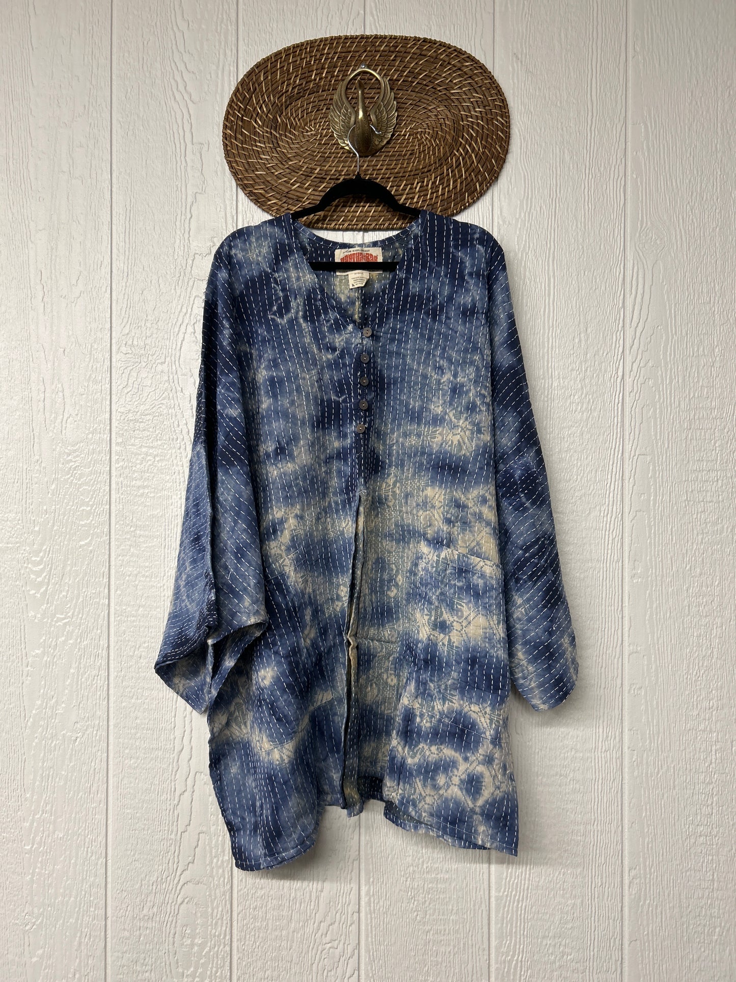 Pareo Kantha Gaia Split Tunic 0526 001