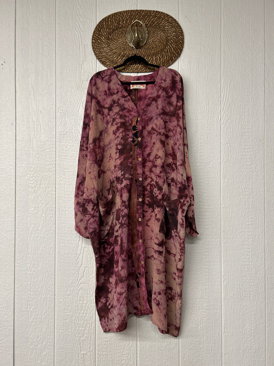 Crepe Sari Gaia Duster Dress 0426 233