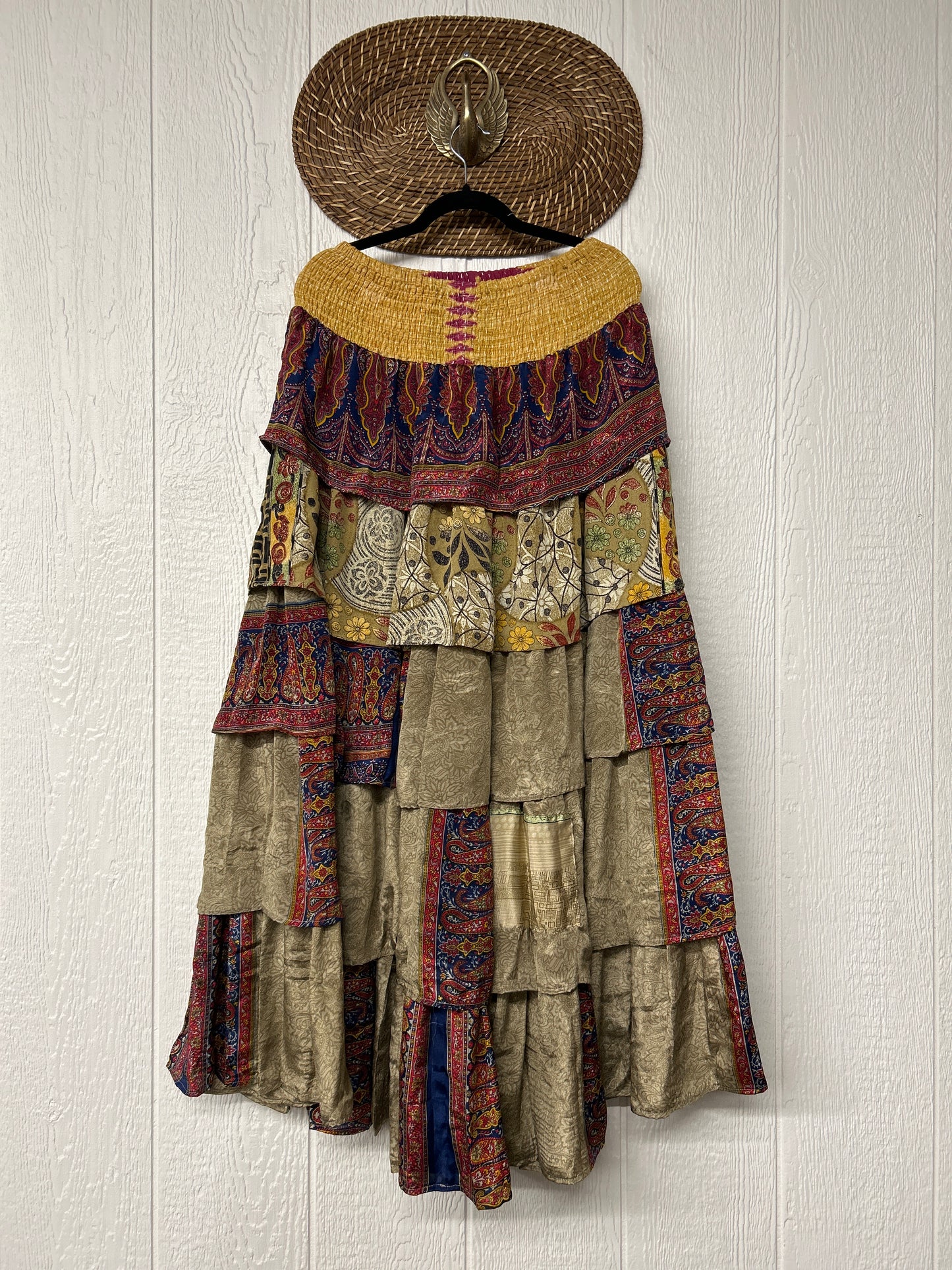 Rasgulla Sari Venus Ruffle Maxi 1125 049