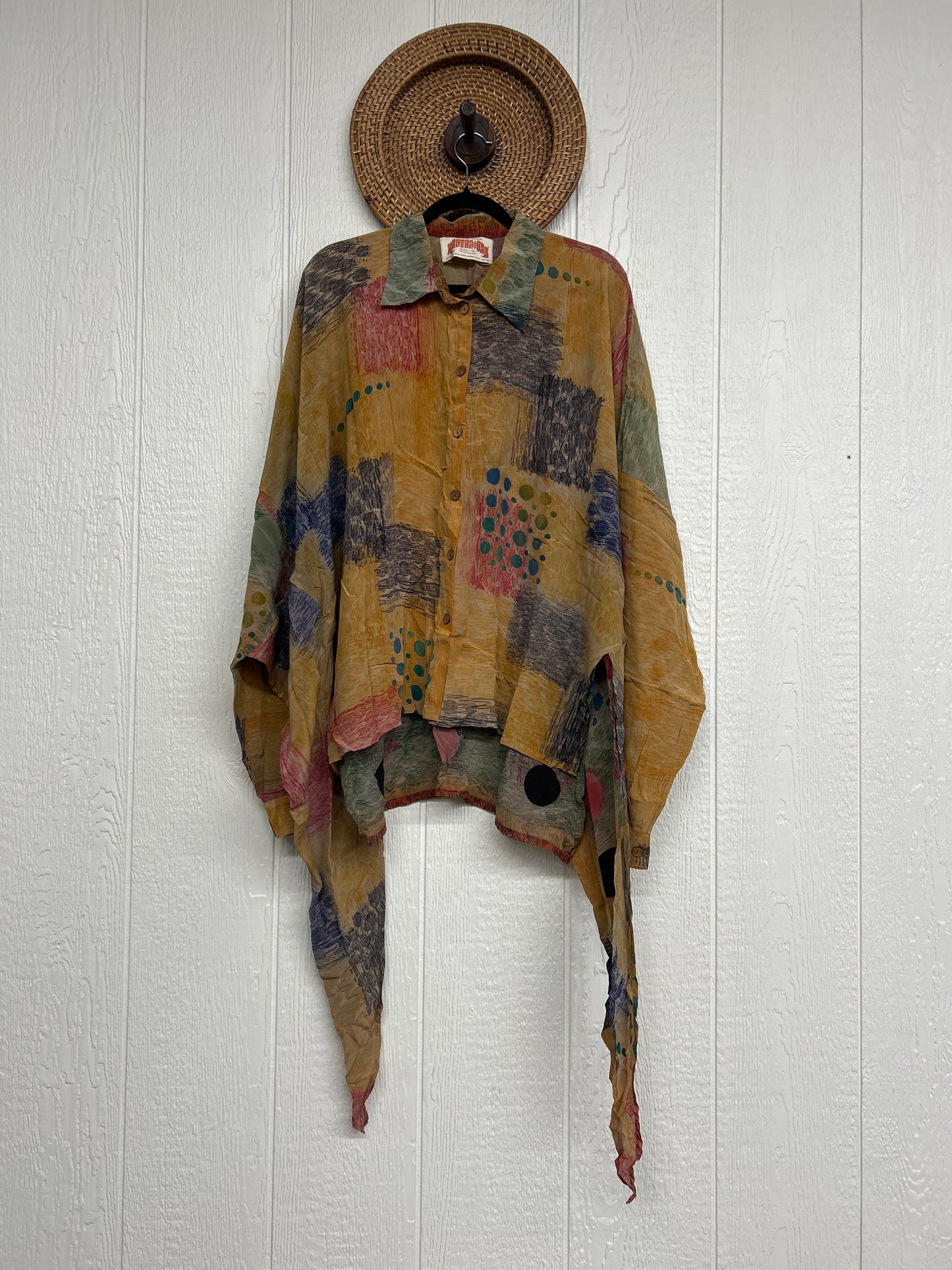 Crepe Sari Nirvana Button Down 1125 217