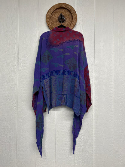 Crepe Sari Nirvana Button Down 1125 200