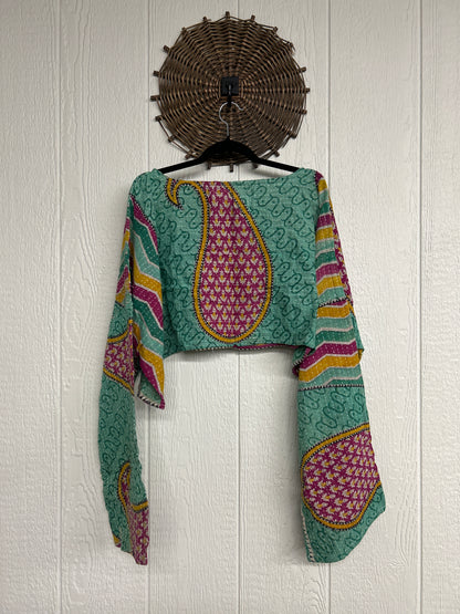 Pareo Kantha Abundance Crop Top 1026 013