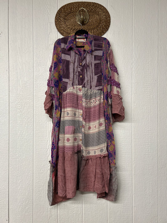 Crepe Sari Rhiannon Duster Dress 0226 136