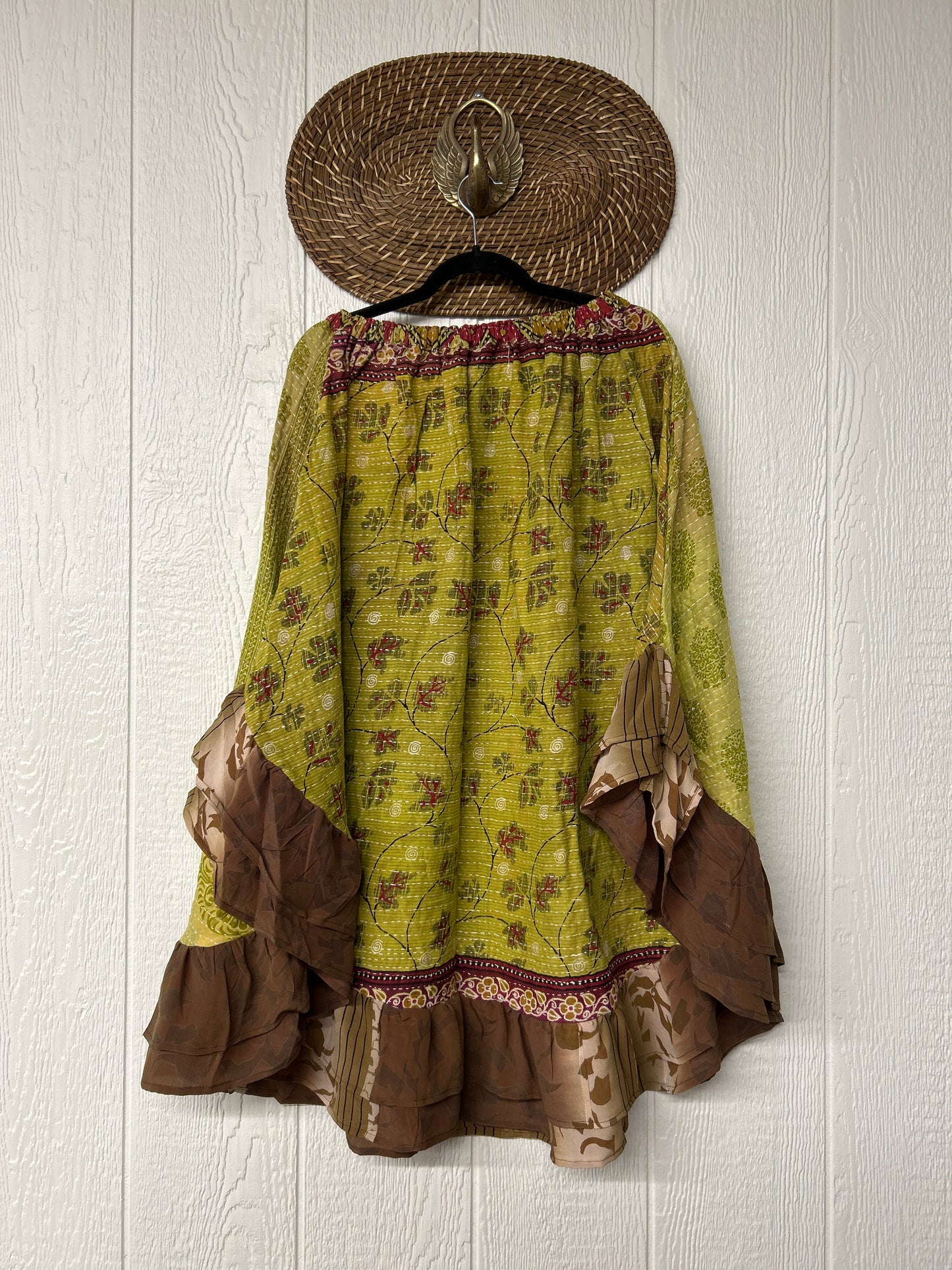 Pareo Kantha Wild Rose Skirt 0426 088