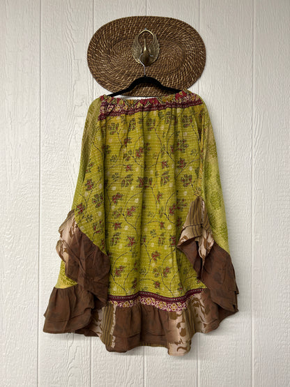 Pareo Kantha Wild Rose Skirt 0426 088