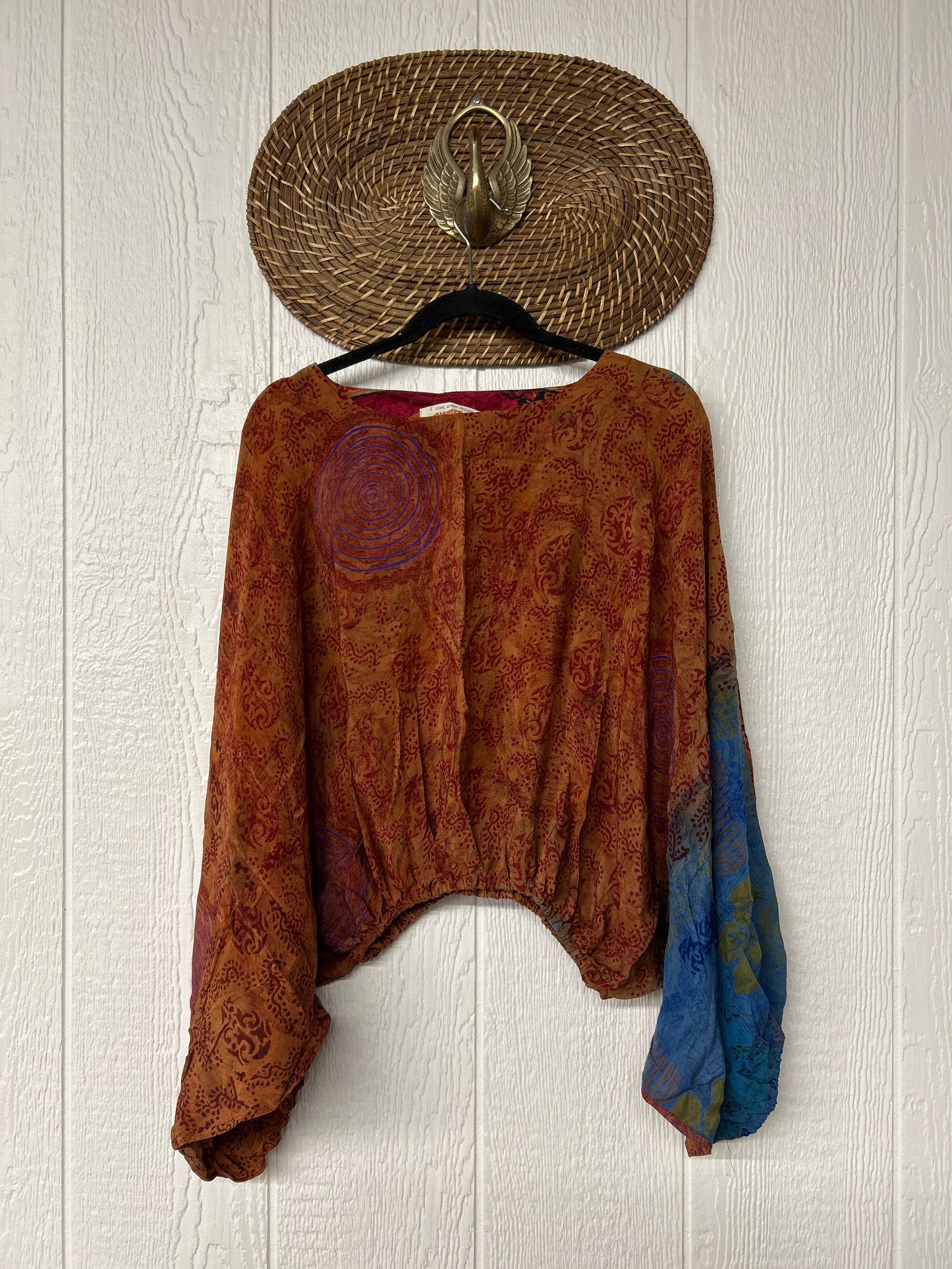 Crepe Sari Luna Crop Top 0526 018