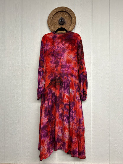 Crepe Sari Evermore Kimono 1026 082