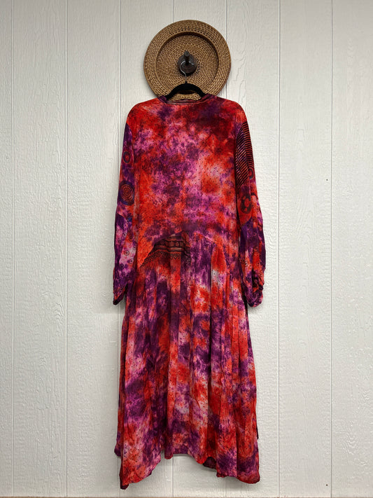 Crepe Sari Evermore Kimono 1026 082