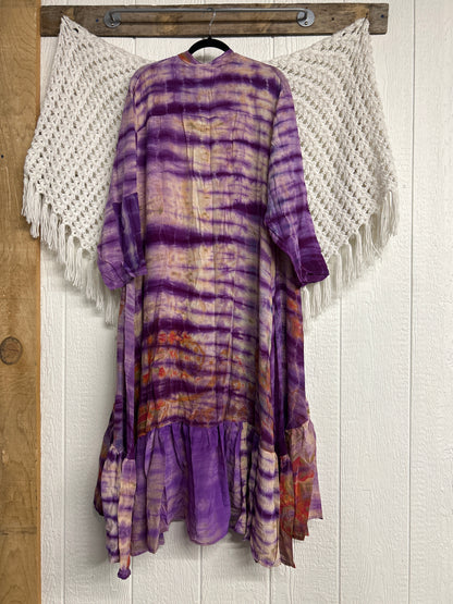 Crepe Sari Dahlia Duster Dress 0326 085